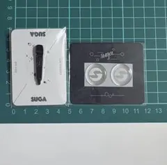 BTS マイク ピンバッジ シール SUGA ユンギ シュガ