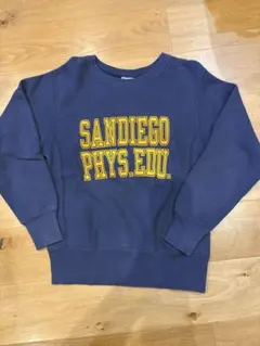 チャンピオン　リバースウィーブ　Mサイズ ネイビー　単色　青タグ　フロッキー