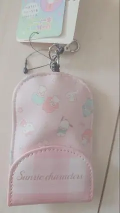 新品☆サンリオキャラクターズ　リール付きキーケース鍵カバーランドセル小学生