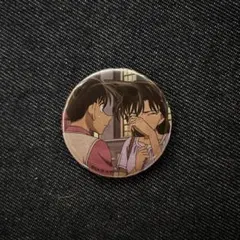 名探偵コナン　工藤新一　毛利蘭　缶バッジ　ソラマチ　日テレ屋