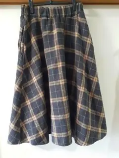 赤チェック スカート