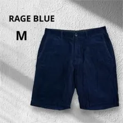 RAGE BLUE コーデュロイ　ハーフパンツ　ネイビー　M
