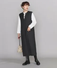 BEAUTY & YOUTH UNITED ARROWS キーネック ワンピース