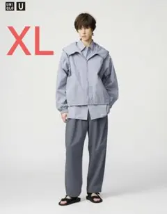 UNIQLO U ライトウェイト スウェット ワイドパンツ XL グレー