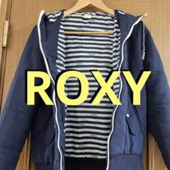 ❤︎ROXY❤︎ネイビー フード付き ダウンジャケットＬsize