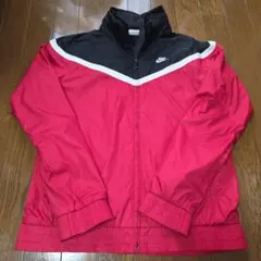 Nike ウインドブレーカー ジャンパー 赤/黒 160M