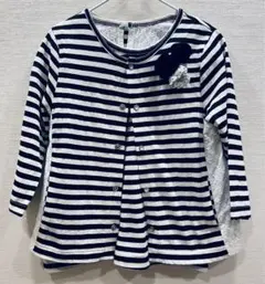 hakka kids ハッカキッズ ボーダー　アンサンブル 半袖 長袖　130