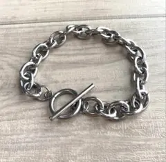 人気　シルバーアクセ　19cm　マンテルブレスレット　ブレスレットチェーンw14