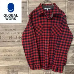 グローバルワーク　キッズネルシャツ