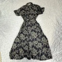 《Soul to Spirit》ワンピース ロング 花柄 総柄 レトロ感