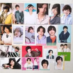 道枝駿佑　厚紙　20枚セット　(なにわ男子・切り抜き)