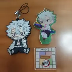 鬼滅の刃 不死川実弥 スイパラ アクリルスタンド ぺたん娘 ラバーストラップ