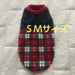 小型犬用服デニム×チェック ハンドメイド