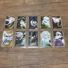 ヒロアカ 原画展 箔押しクリアカード 10枚セット