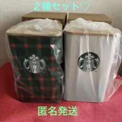 スタバ ホリデー2025 オリジナルスクエアキャニスター 2種セット