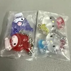 なかよしドロップチャーム　キティ&ミミィ マイメロディ&クロミ セット②
