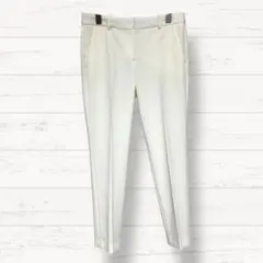 【セオリー】テーパードパンツ センタープレス 2 ホワイト 3474