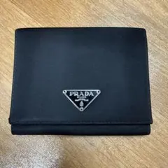 PRADA プラダ ナイロン 三つ折り財布 ブラック