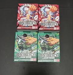 新品未開封 ワンピカード ルフィ(ST31) 2個ゾロ(ST32) 4個 計6個 新品未開封】ワンピカード ルフィ(ST31) ゾロ(ST32) 各2個 計4個