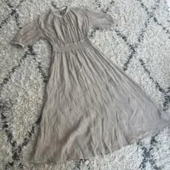 earth music&ecology レディース　ロングワンピースフリーサイズ