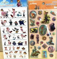 新品　正規品　ズートピア2 シール　セット　3D