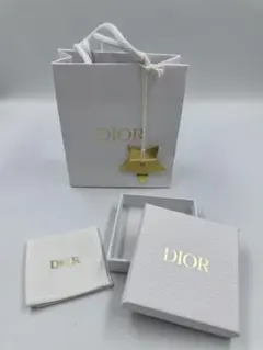 Dior ディオール ショッパー 空箱 保存袋 3点セット 星型チャーム付き