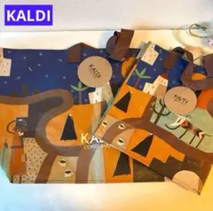 【新品】KALDI伝説柄 エコバッグ　　トートバッグ大・小2枚セット