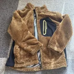 140cm ブラウン ジャケット フリース　キャンプ