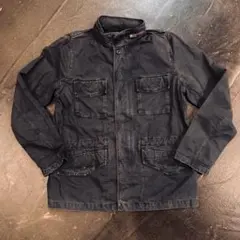 00s OLD GAP 鬼フェード M-65 フィールドジャケット L ネイビー