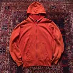 60s ヴィンテージ　フーディー サンフェード 50-60'S BVD Sunfaded Zip Up Sweat Hoodie RED/L 50-60年代 サン