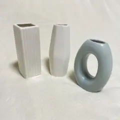 フラワーベース3点セット インテリア 花瓶 ウェルカムスペース ディスプレイ