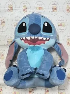 【匿名配送】ディズニー スティッチ ガヂガヂ超超BIG ぬいぐるみ　約48㎝のサムネイル