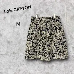 Lois CREYON 花柄刺繍 スカート M ひざ上　日本製のサムネイル