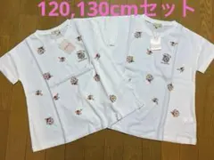 【タグ付き訳あり】HusHusH 120cm 130cm花柄 Tシャツ2枚セットのサムネイル
