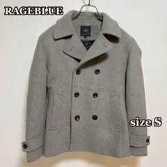 RAGEBLUE Pコート ウール混 グレー系 Sサイズ ピーコート　防寒具