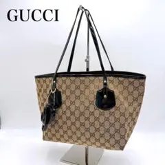 GUCCI グッチ GGキャンバス トートバッグ ショルダーバッグ A4