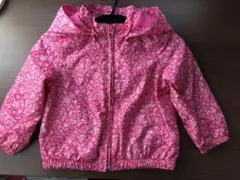 baby GAP 花柄 ピンク ナイロンジャンパー