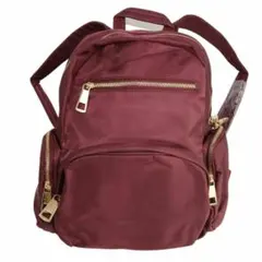 多機能 リュック レディース 軽量 撥水 大容量 通勤 通学 旅行 ワインレッド