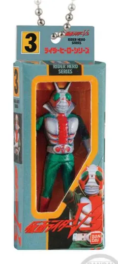 仮面ライダー ソフビパッケージチャーム＆チョコスナック 仮面ライダーV3