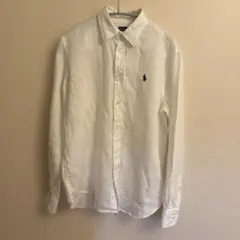 Polo by Ralph Lauren ホワイトシャツ S リネン