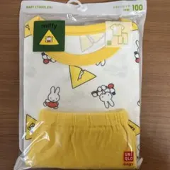 新品　ユニクロ　半袖ドライパジャマ　ミッフィ　うさこちゃんのてんと　100㎝