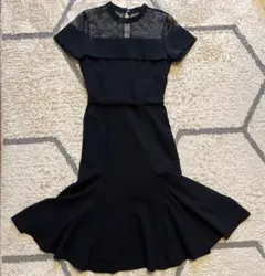 【美品】FRAY I.D フレイアイディー レース切り替えワンピース