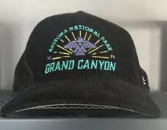 American Needle コーディロイ　キャップ　黒　古着