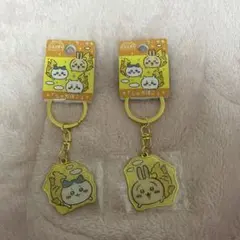 ハチワレ うさぎ ダイカットキーホルダー しゃちほこ 名古屋限定