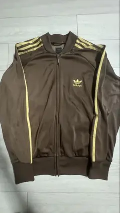 adidas トラックジャケット 90s 茶金 菅田将暉