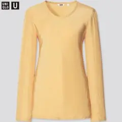 【未使用タグ付き】UNIQLO シャイニーレーヨンブラウス（長袖） レディース