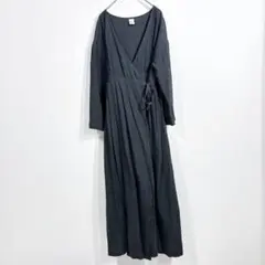 cavane キャヴァネ　リネン100% カシュクール ロングワンピース　マキシのサムネイル
