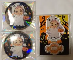 呪術廻戦 マルキューブ 虎杖 悠仁 アクスタ 缶バッジ ハロウィン ブロマイド