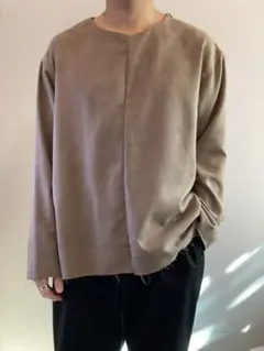 HARE ハレ ボートネック シャツ ロンT スウェード ユニセックス