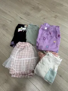 ボトムス5点セット（ユニコーン柄等）